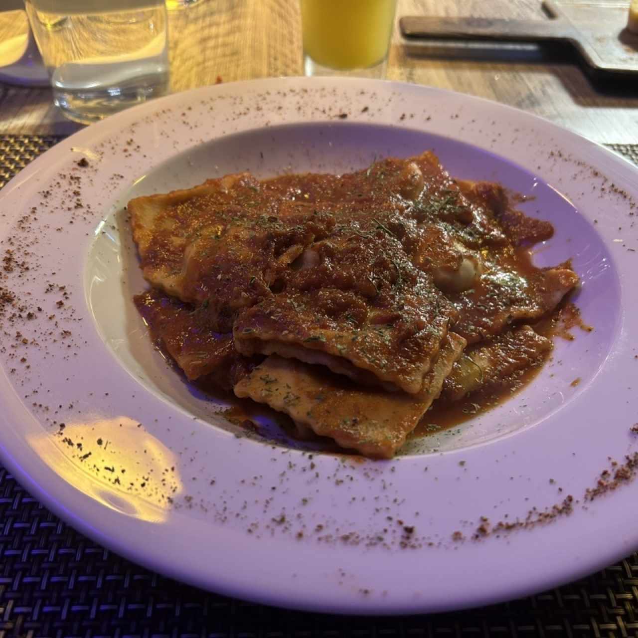 Raviolis de Berenjena