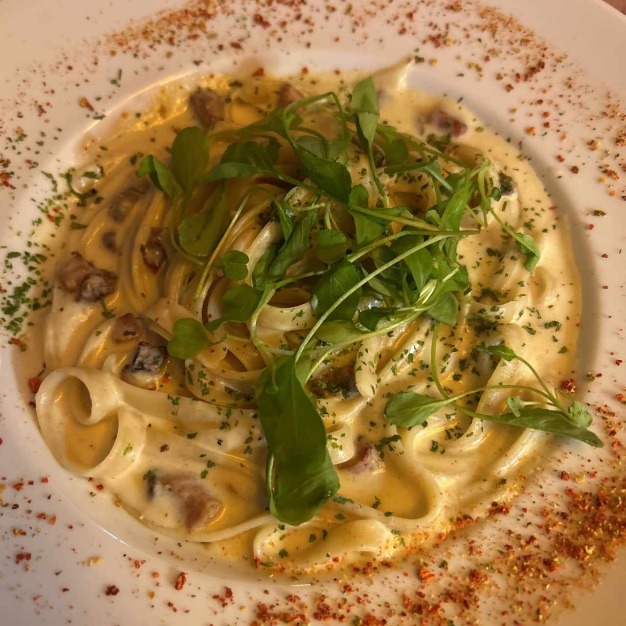 PASTAS - Fetuccini Carbonara