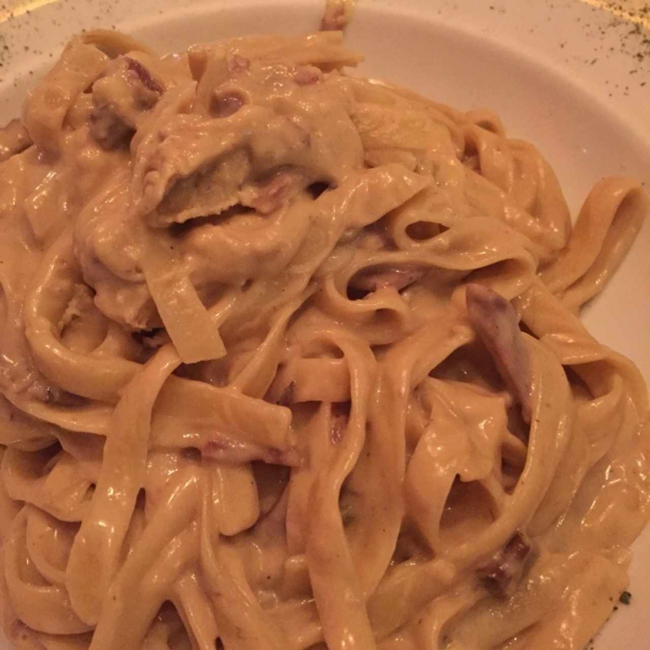 Fettuccine a la Strega