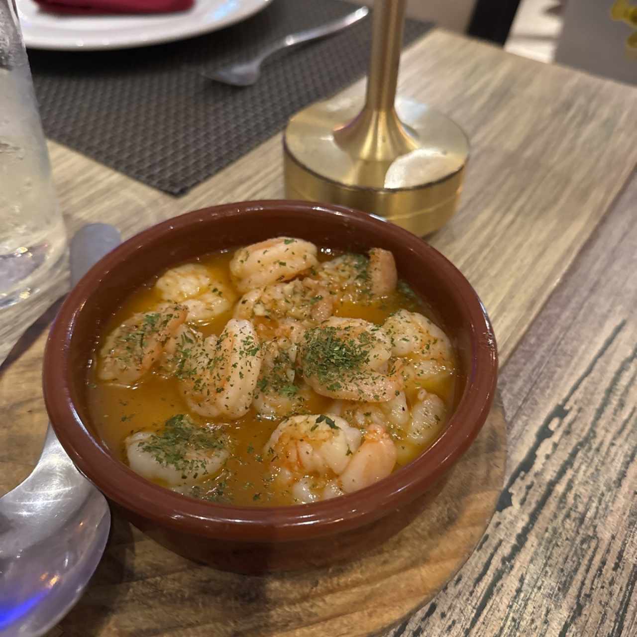 Entrantes - Camarones al Ajillo