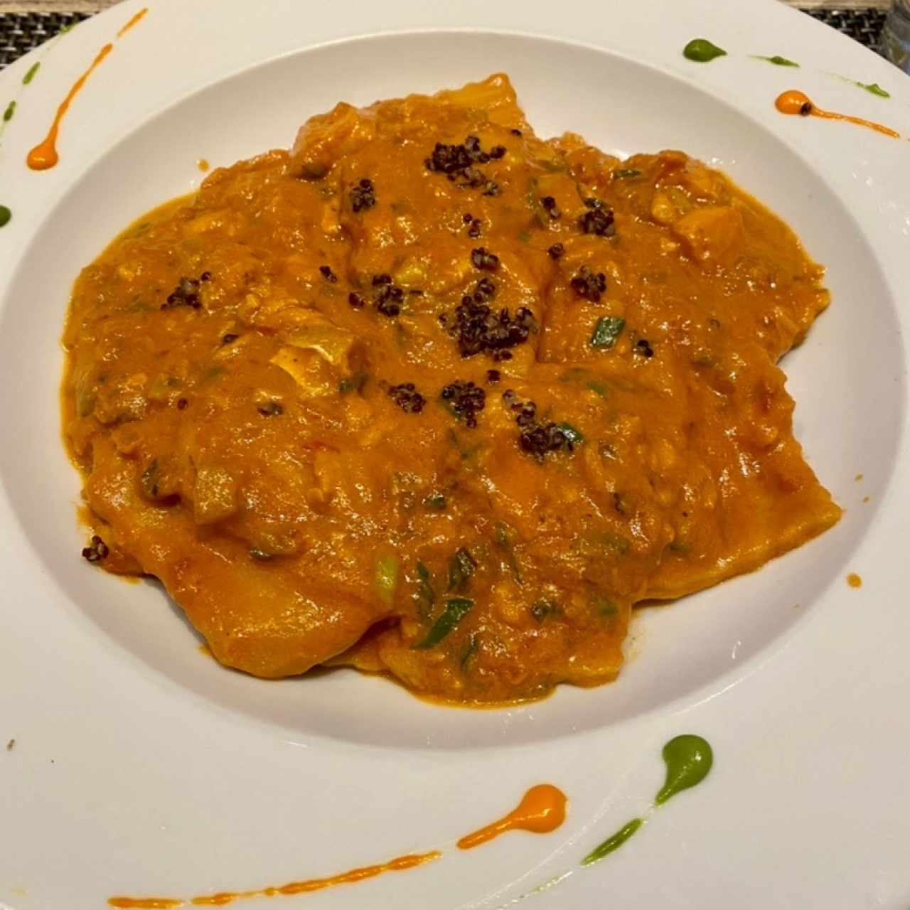 Ravioles de Salmón Ahumado 