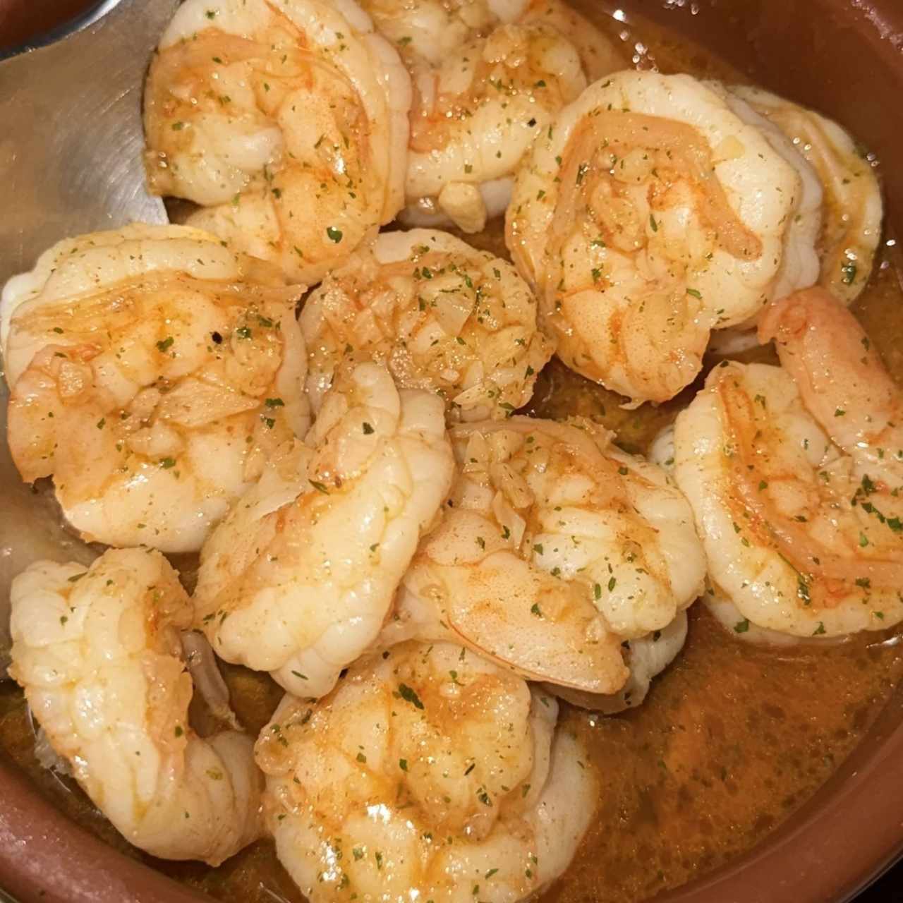 Entrantes - Camarones al Ajillo