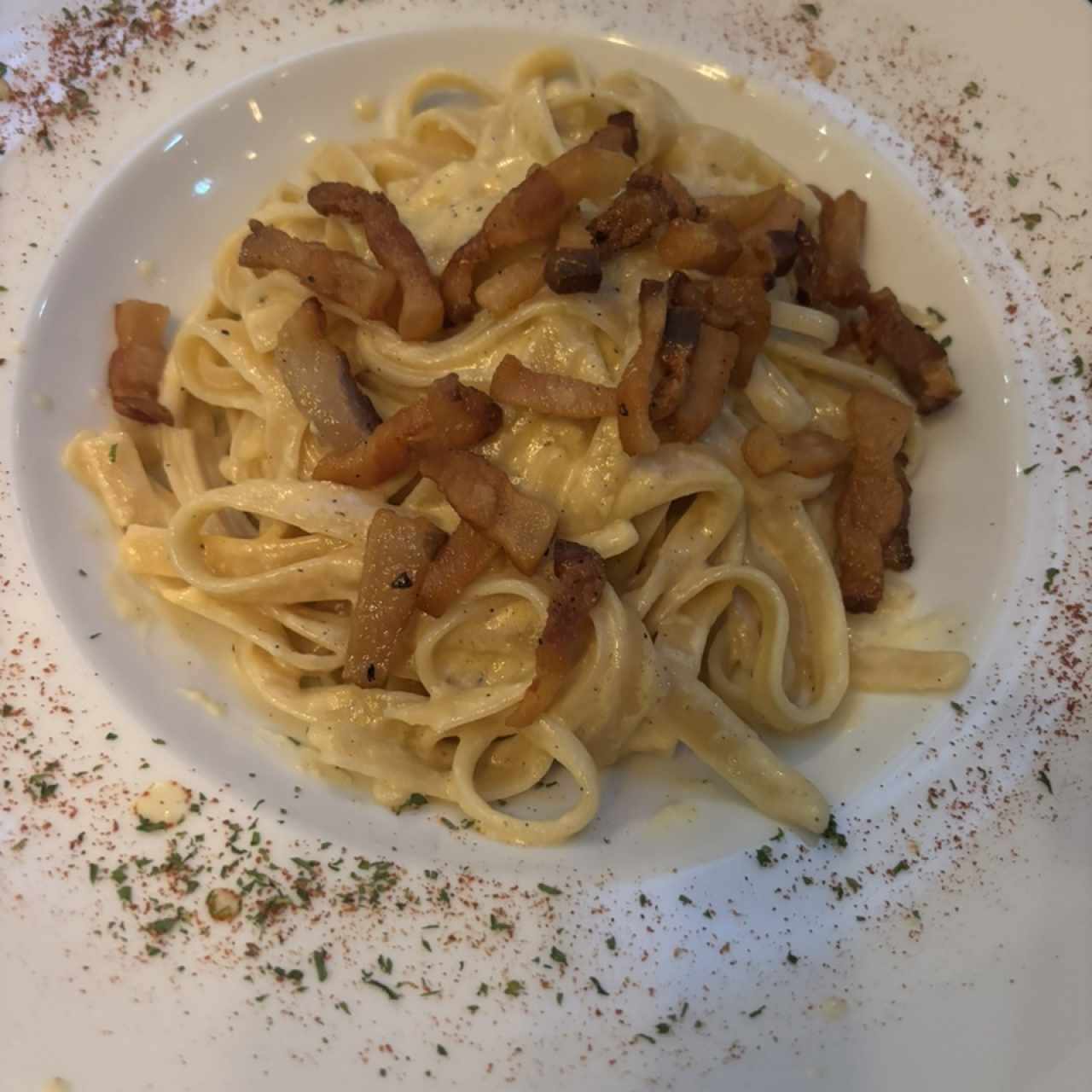PASTAS - Fetuccini Carbonara