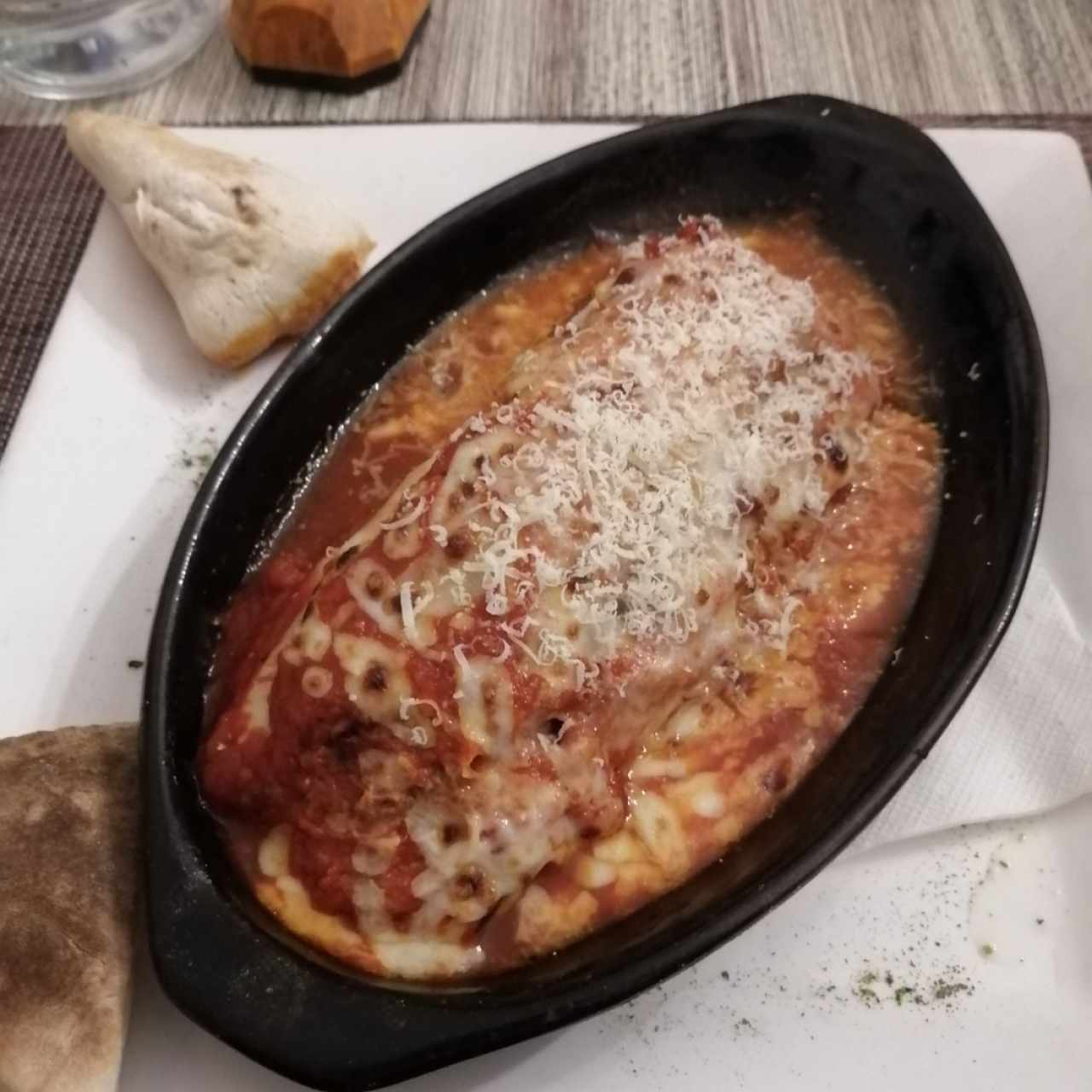 Lasagna de berenjena a la parmesana
