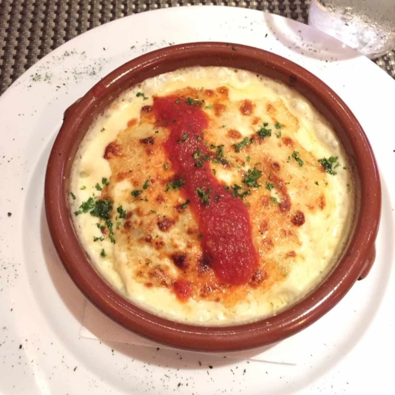 Ravioli de Carne al Graten