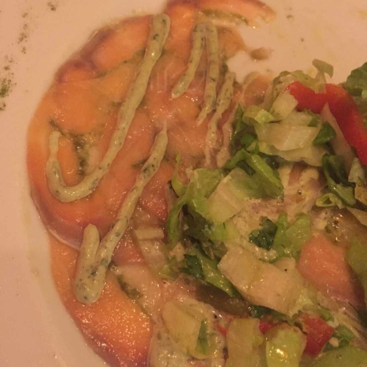 Carpacio de salmon