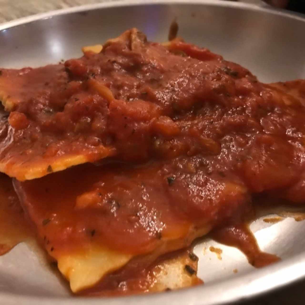 raviolis de berenjena