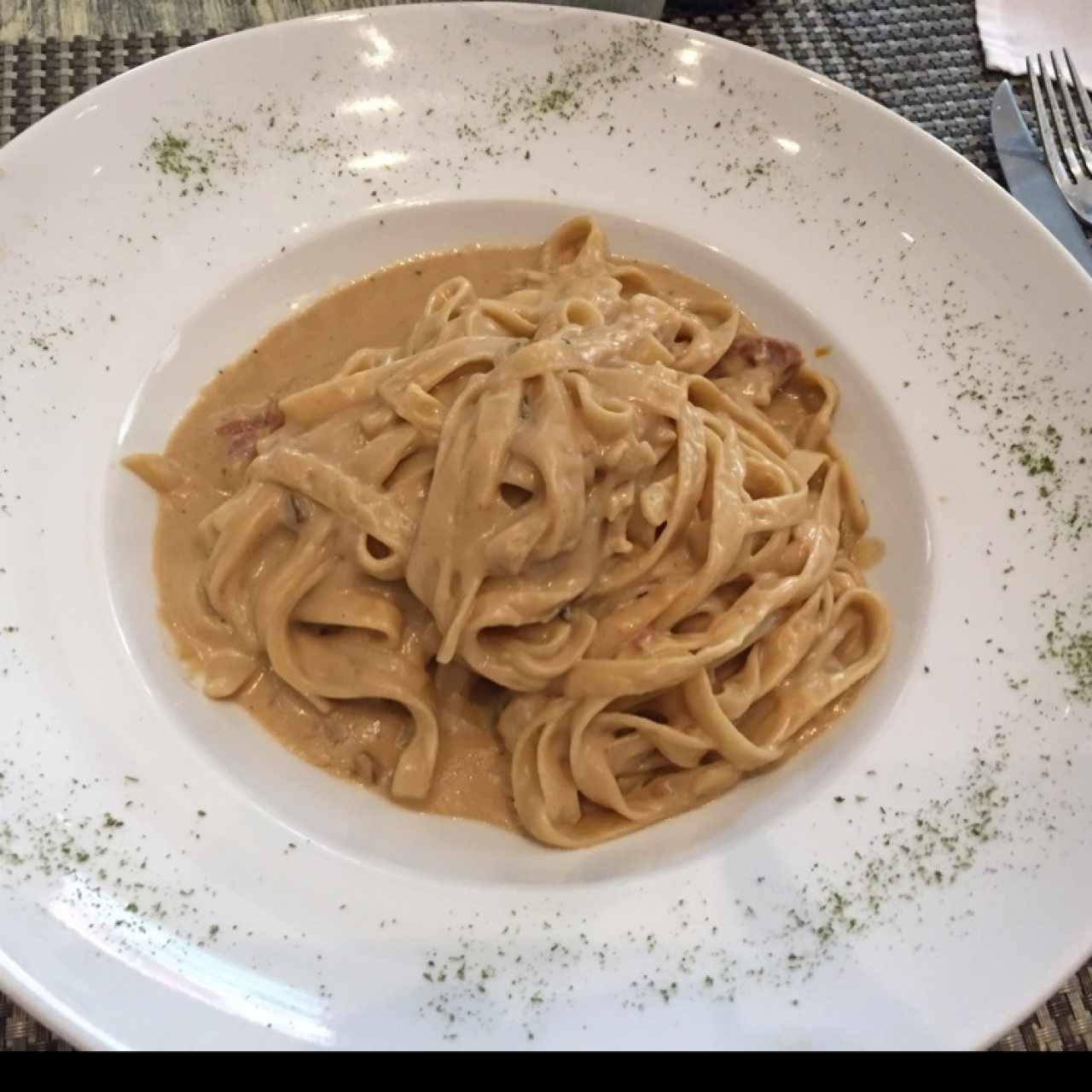 Fettuccine a la Strega