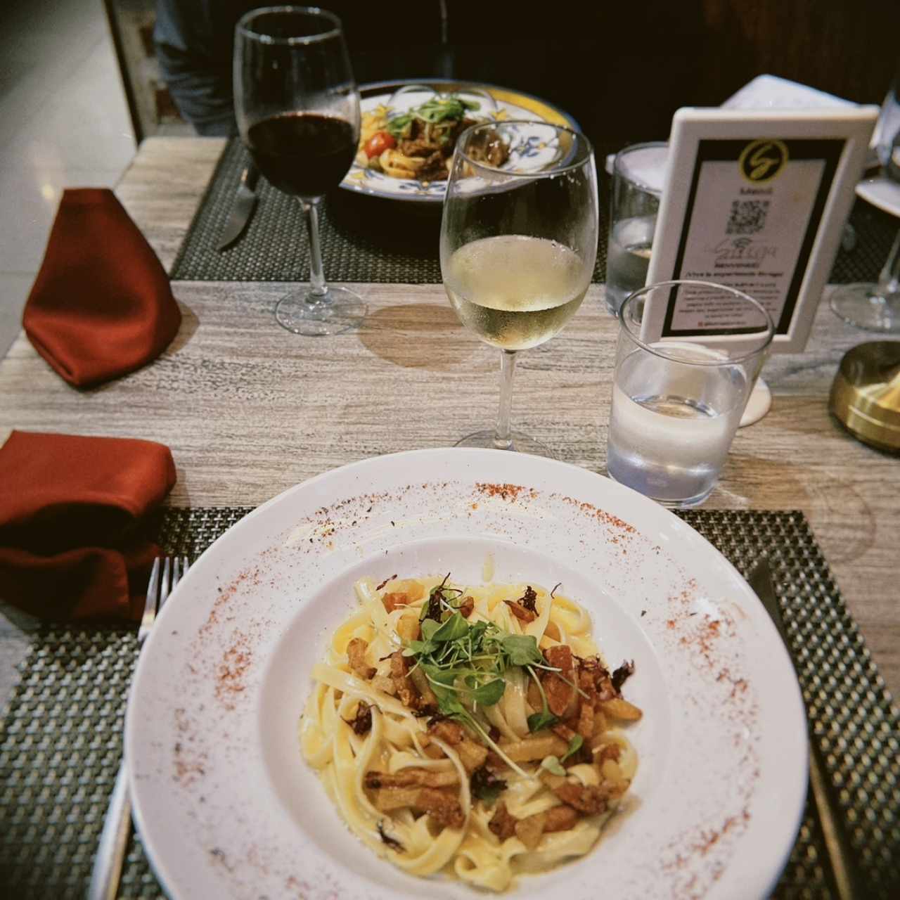 PASTAS - Fetuccini Carbonara