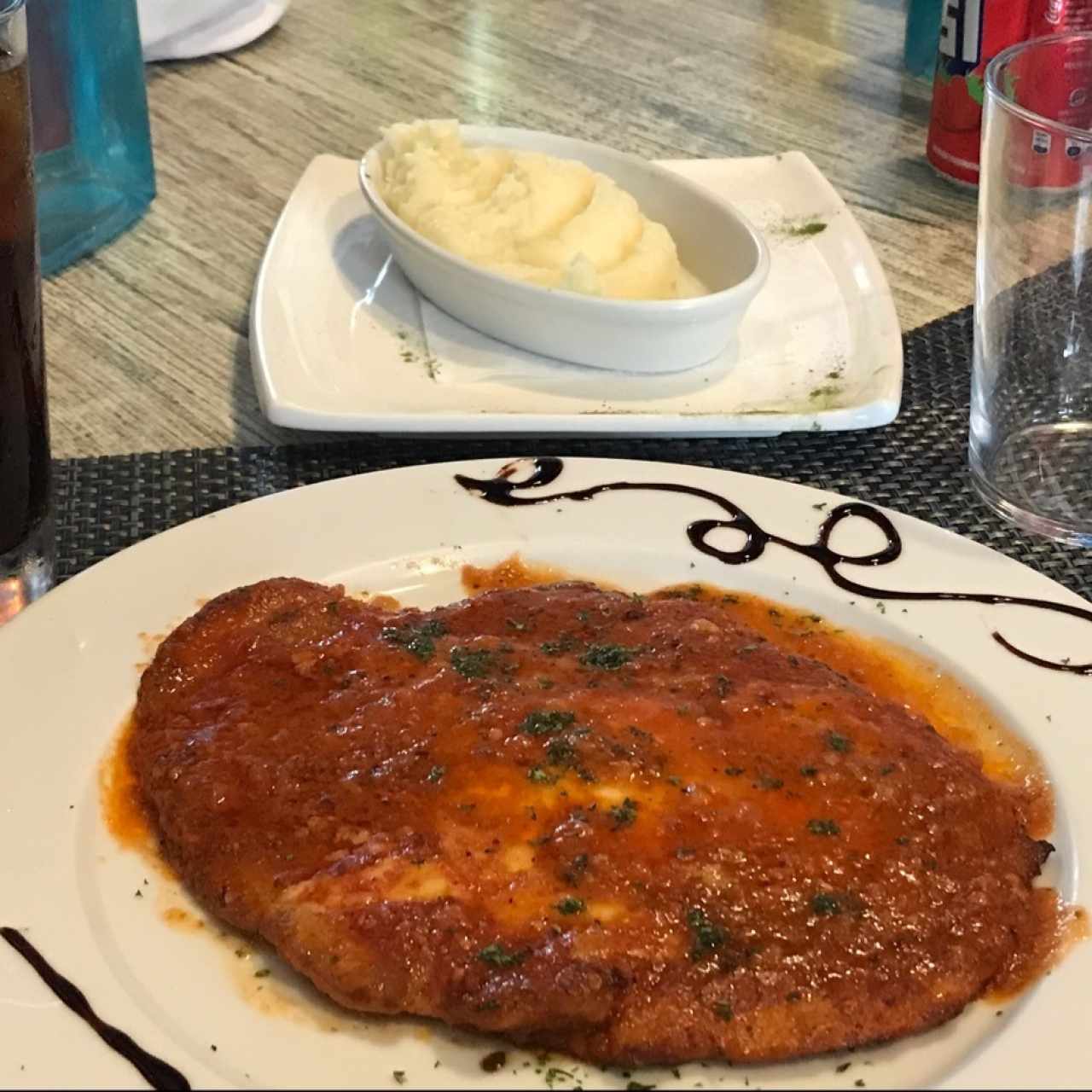 Milanesa de Pollo a la Parmesana