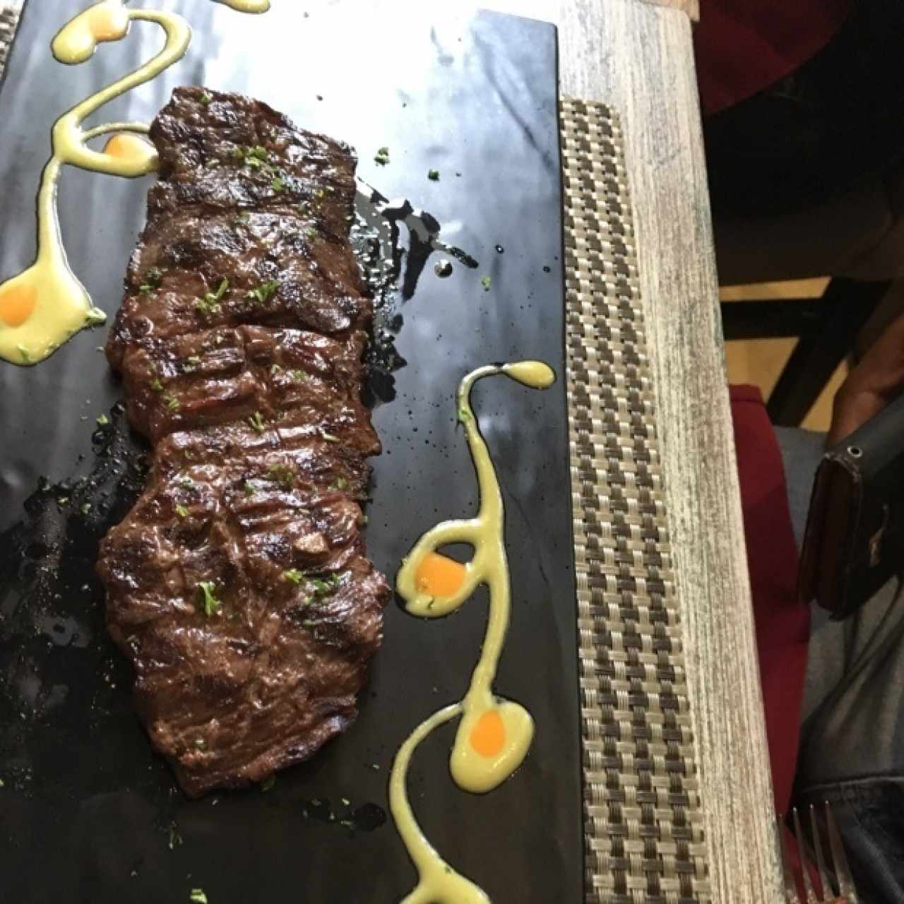 Entraña de Res Importada Al Grill