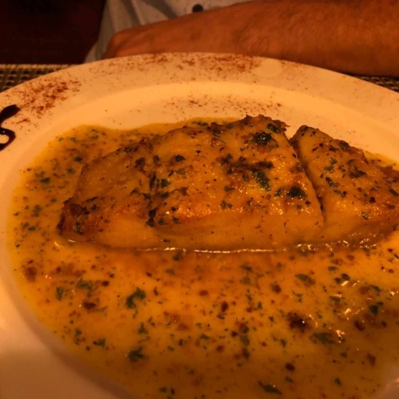 corvina al ajillo