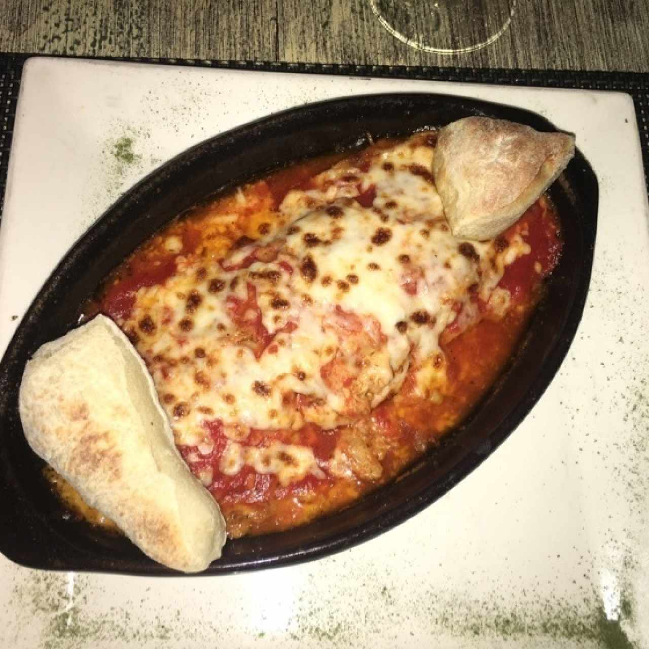 Lasaña de pollo 