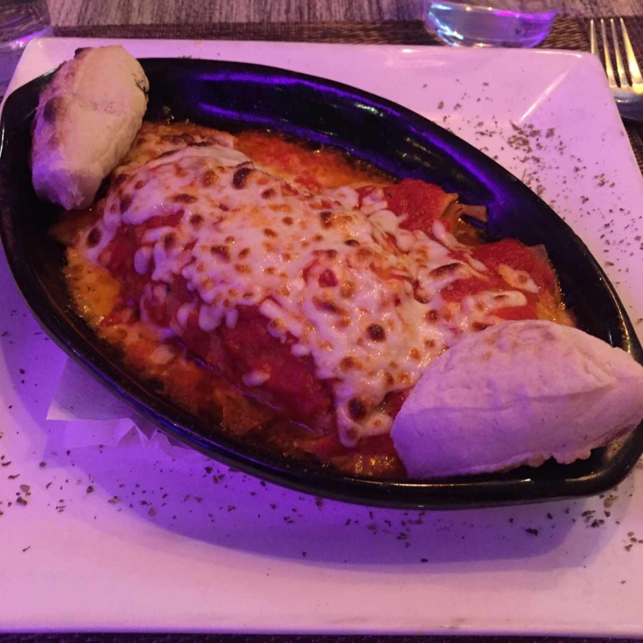 Lazaña de Polllo