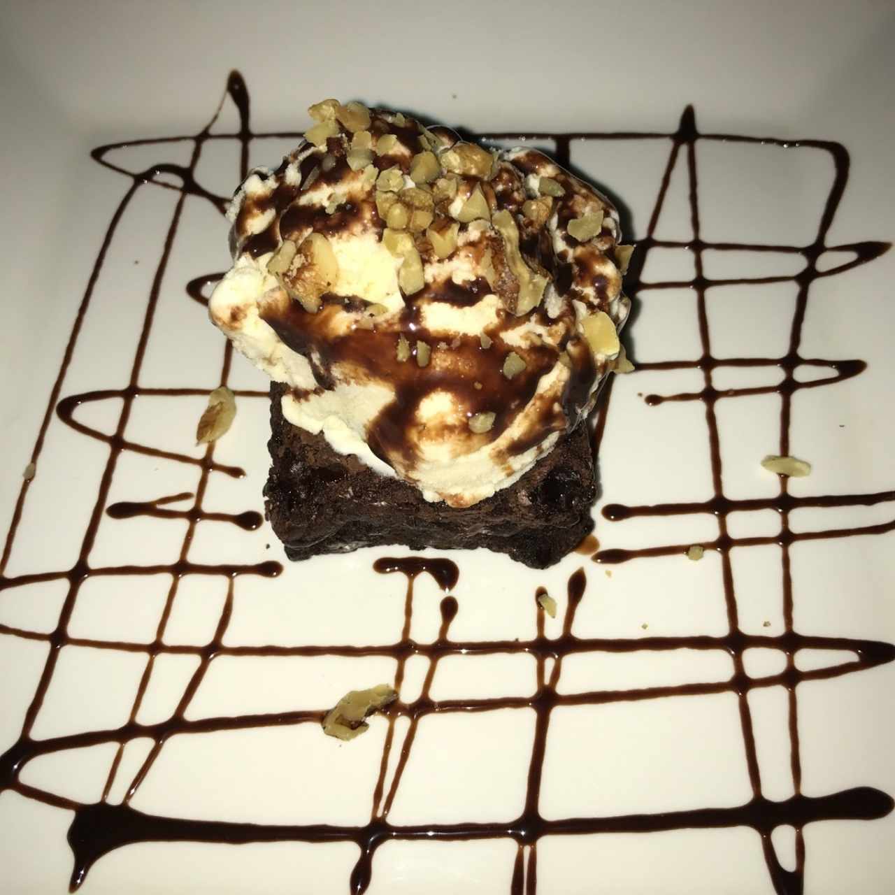 Postres - Brownie con Helado