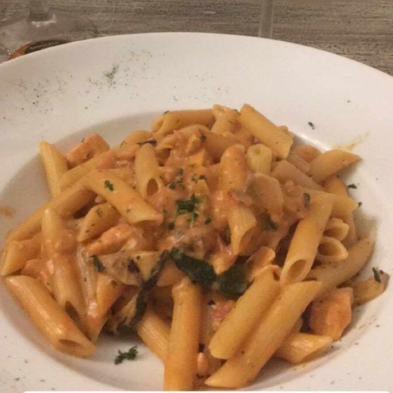 Penne con Salmon