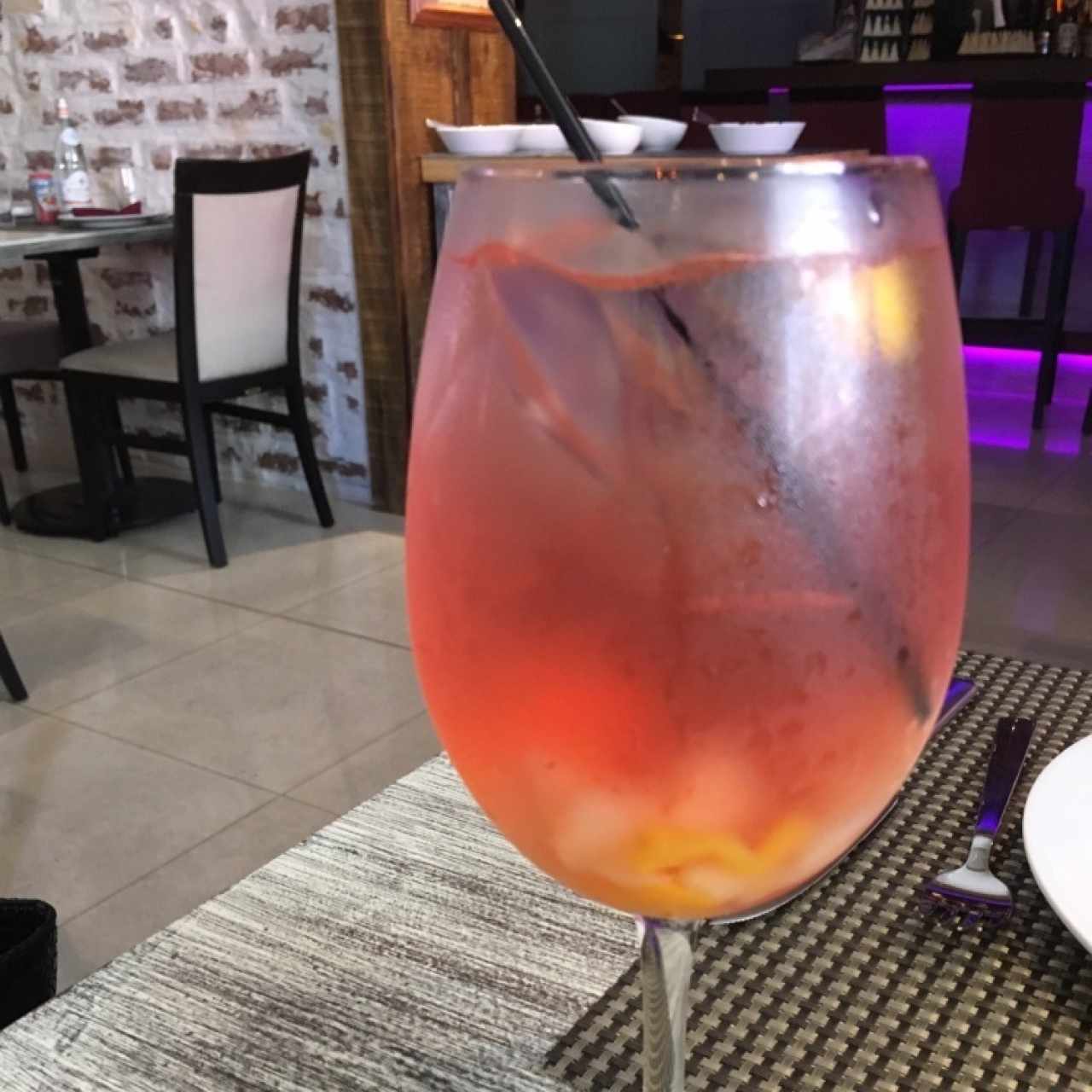 Sangría rosada