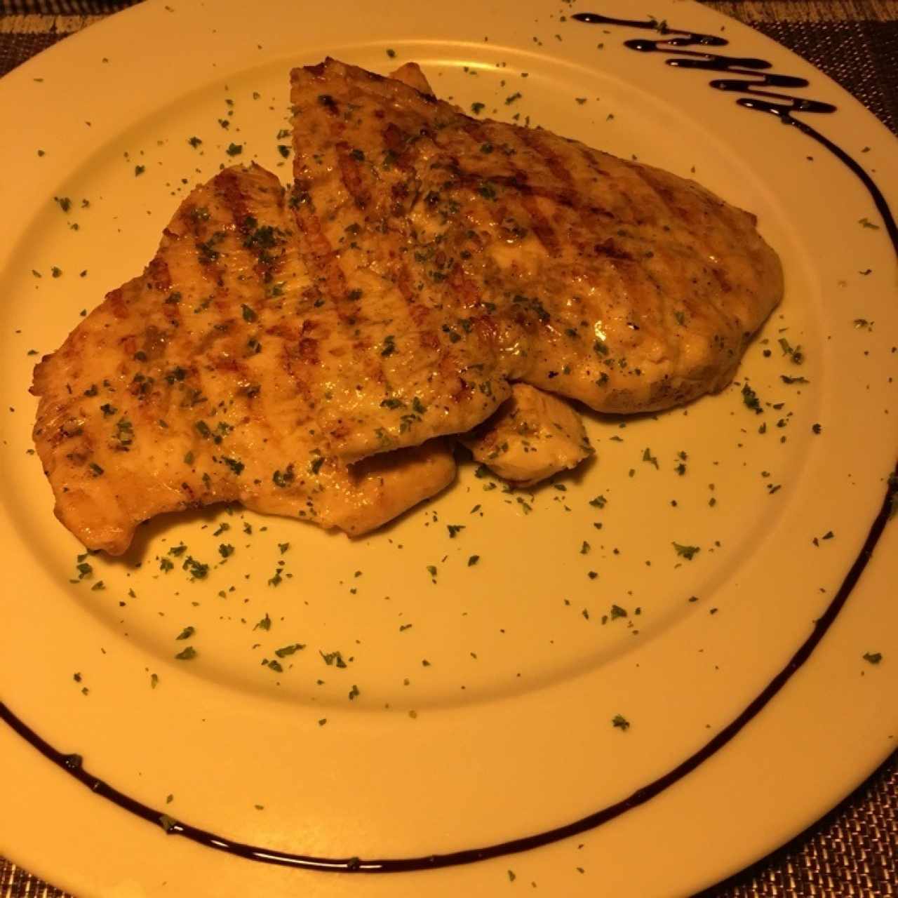 Pechuga de pollo al grill