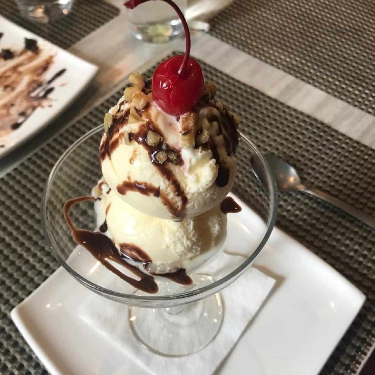helado de vainilla