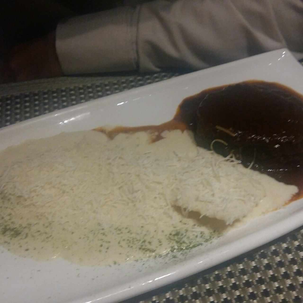 Extracotto con ravioli a los 4 quesos