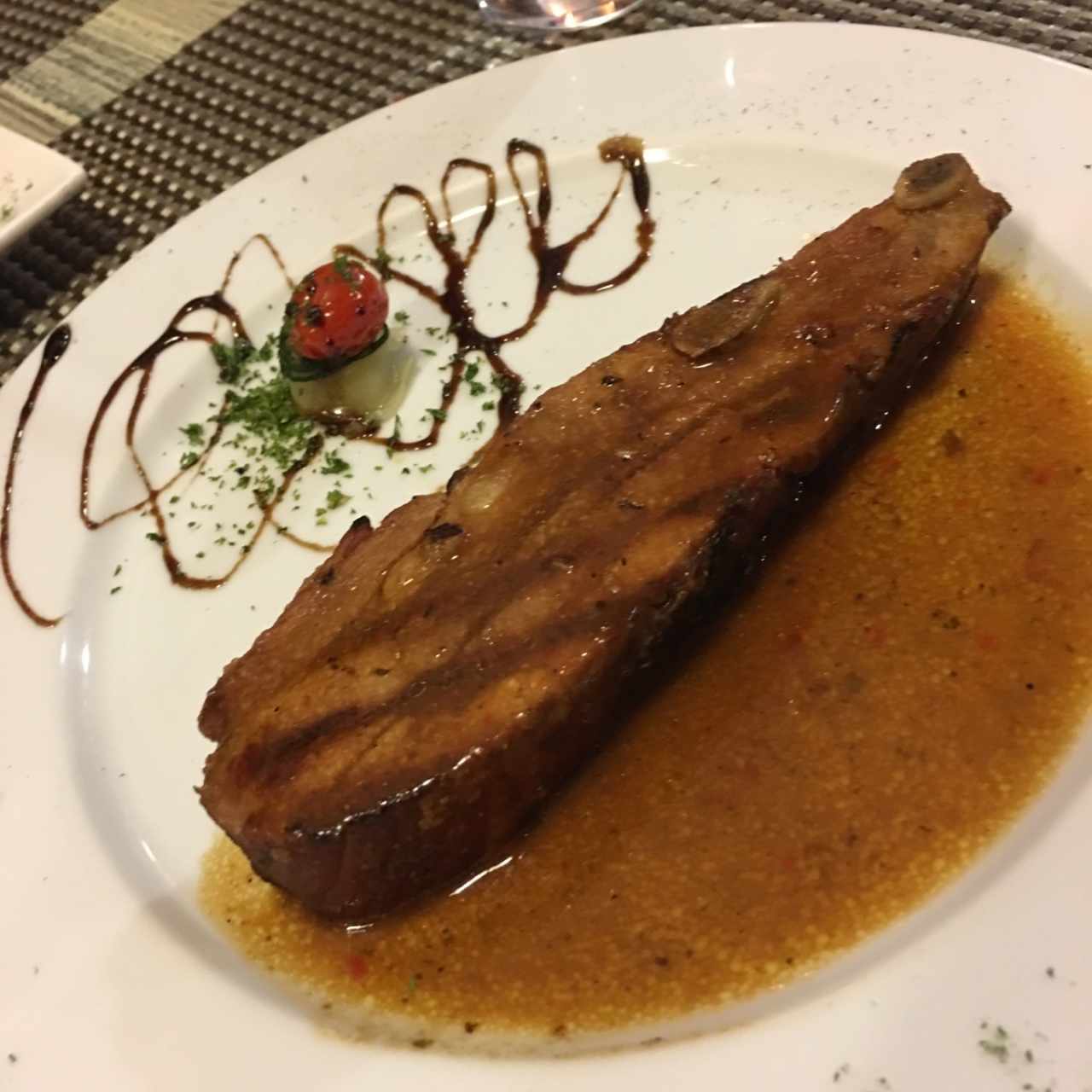 Rack de Cerdo al Grill