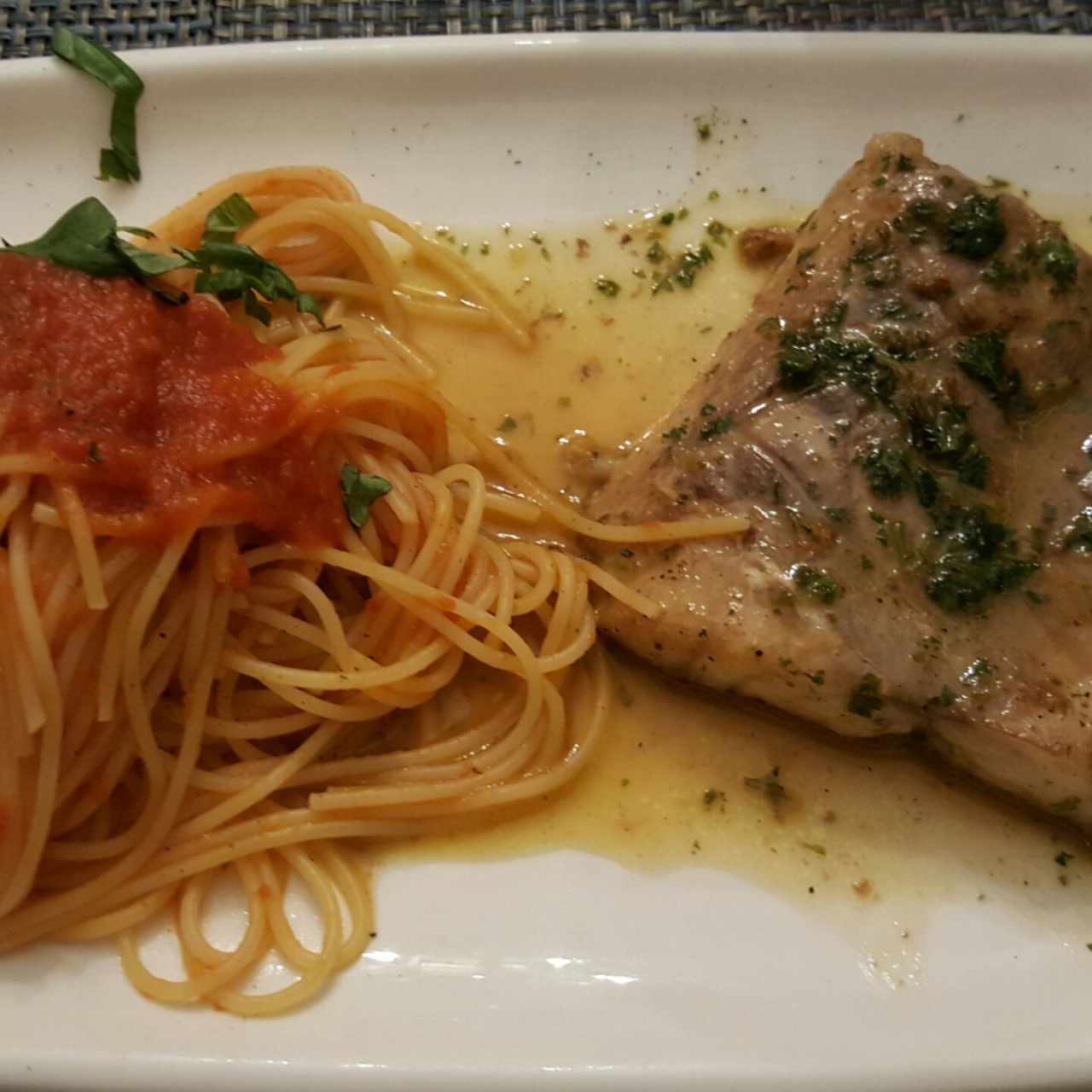 Filete de Corvina a la Menier
