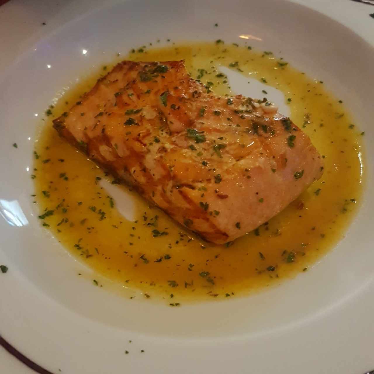 Lomo de Salmón al Limón.