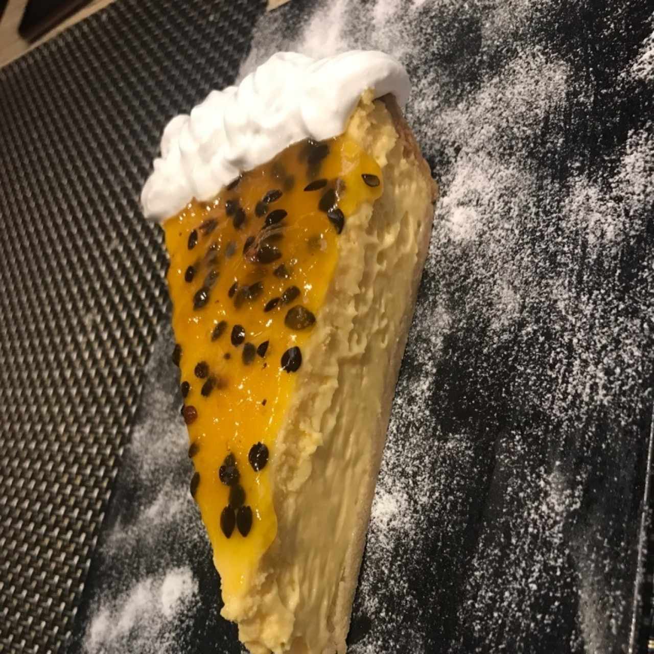 Pie de maracuyá