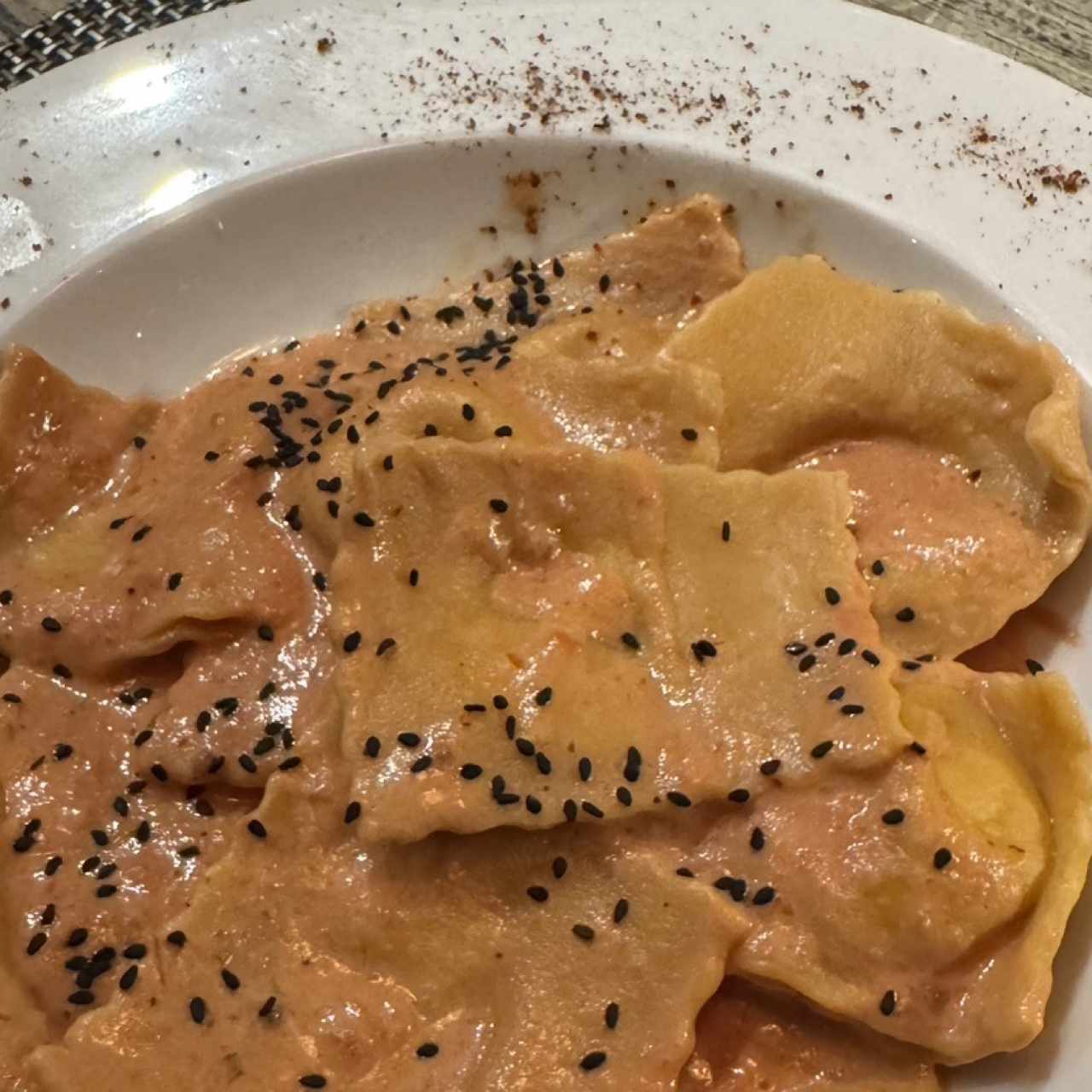 Raviolis de Salmón Ahumado