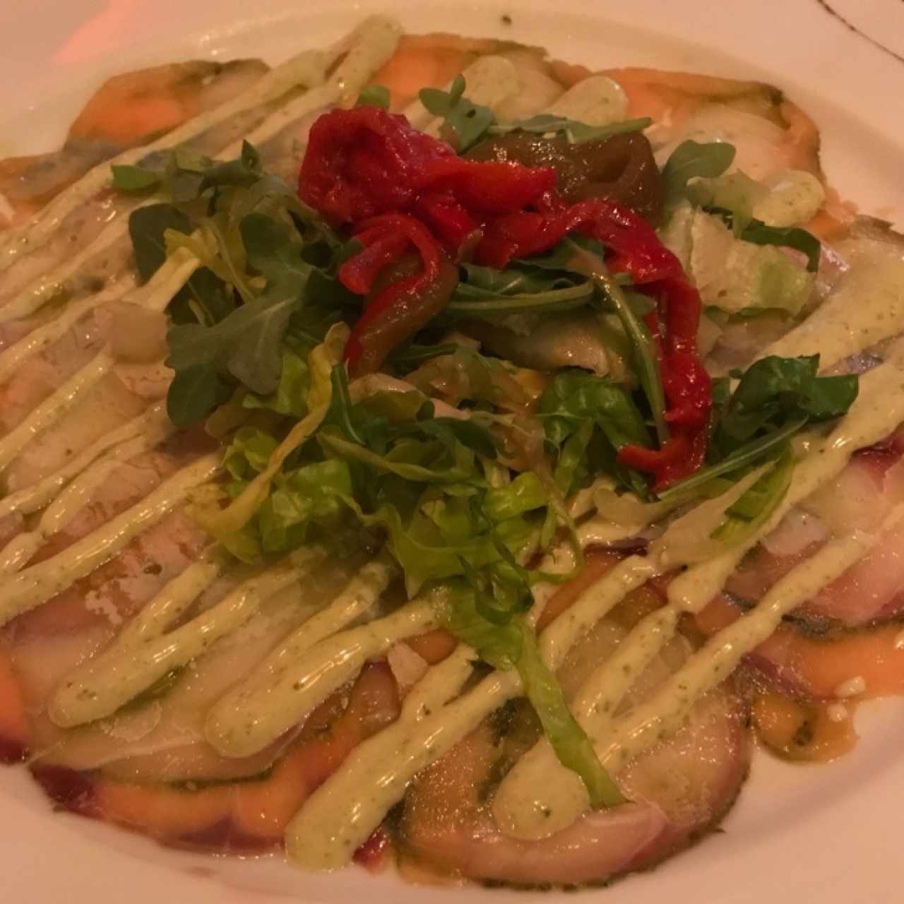 Antipasti - Carpaccio Strega
