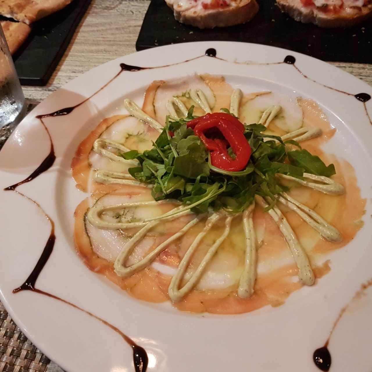 Antipasti - Carpaccio Strega
