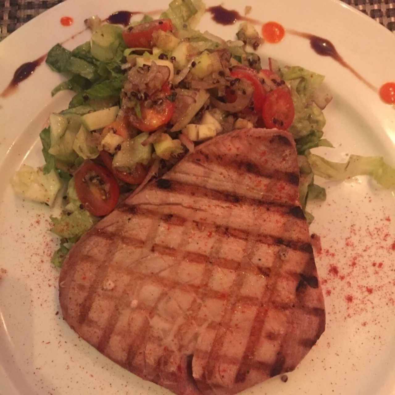 atun a la parrilla 