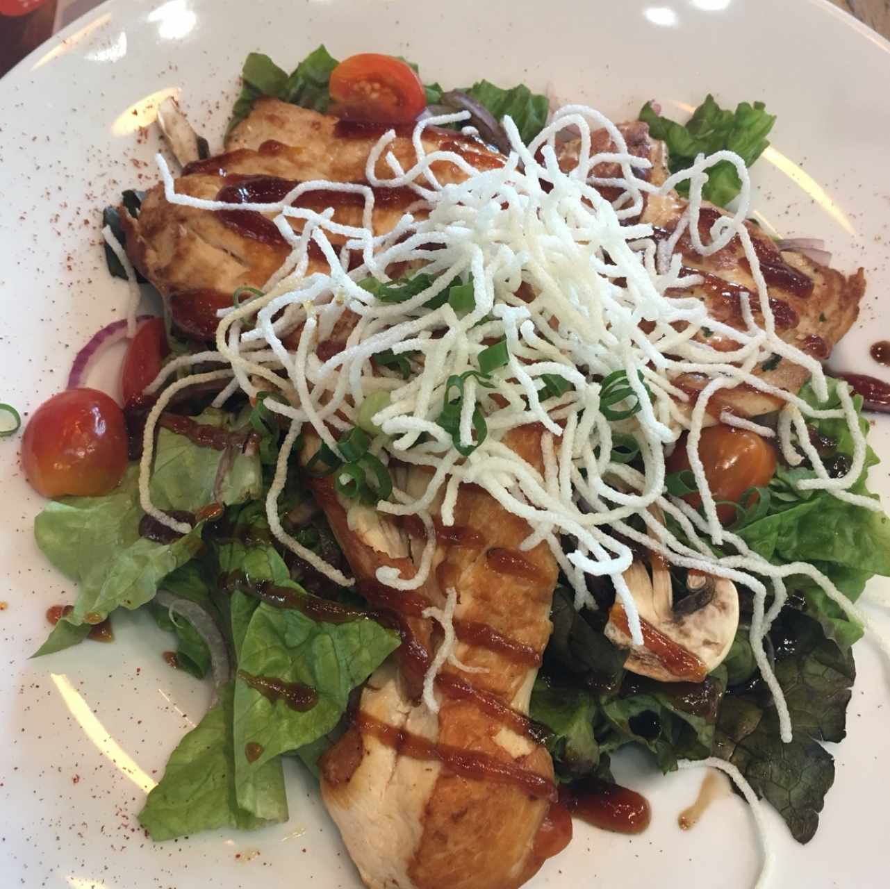 Ensalada de pollo Teriyaki