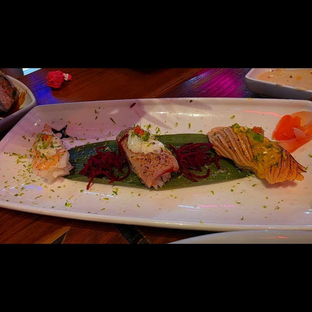 Entradas Tentadoras - Nigiri Trío