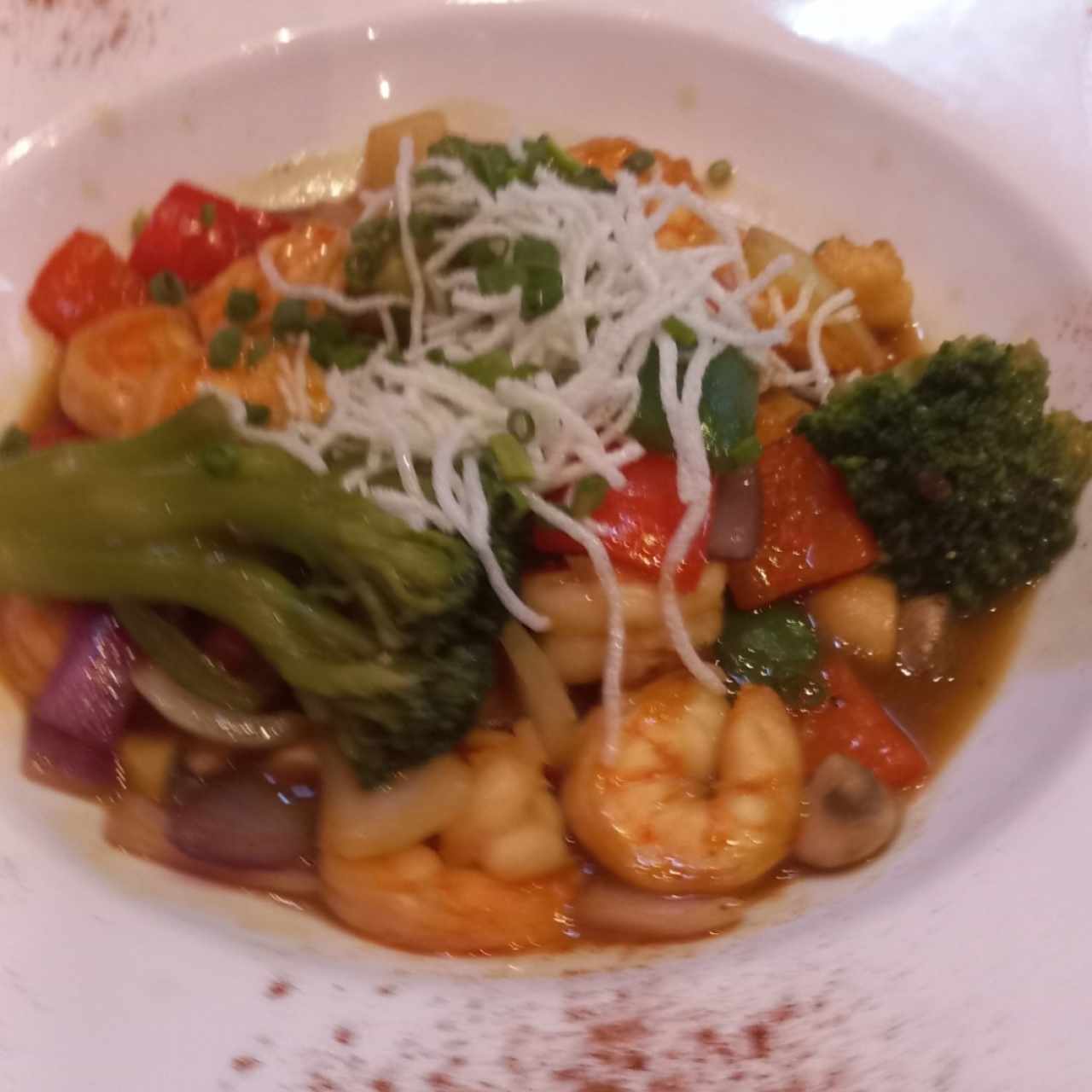 Stir Fry De Camarón