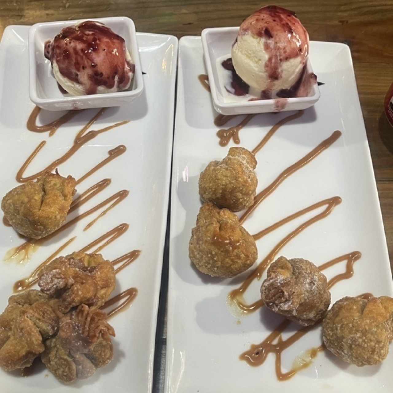 Wanton de Queso y Dulce de Leche