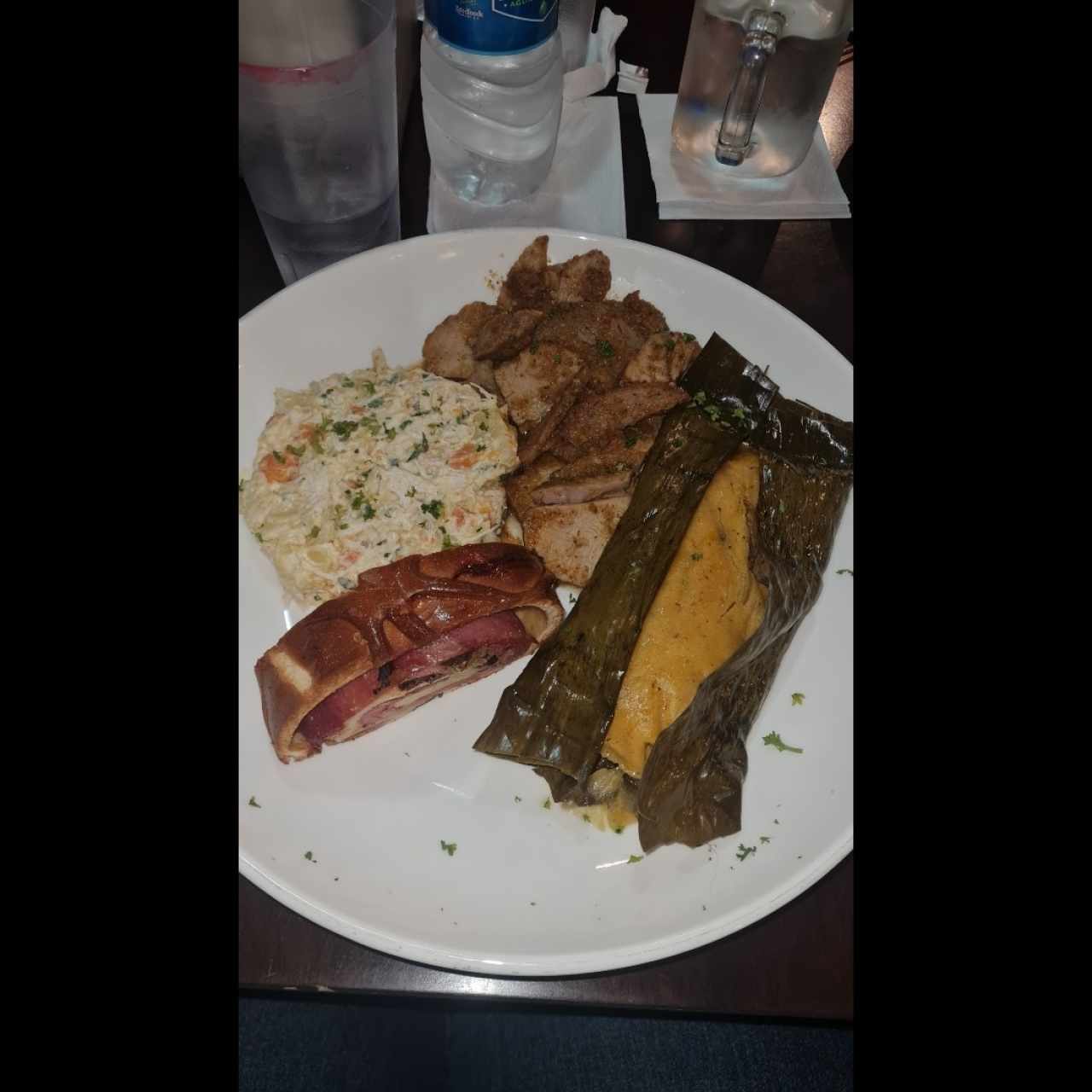 plato navideño venezolano 