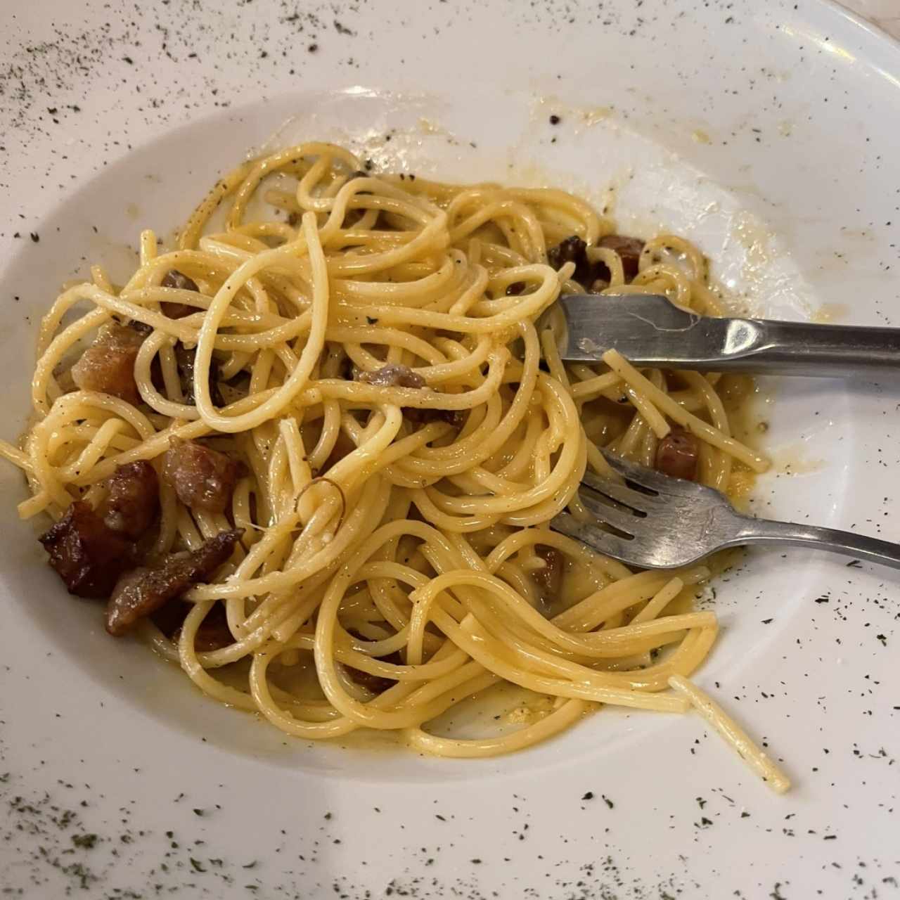 Pastas - Carbonara Clásica
