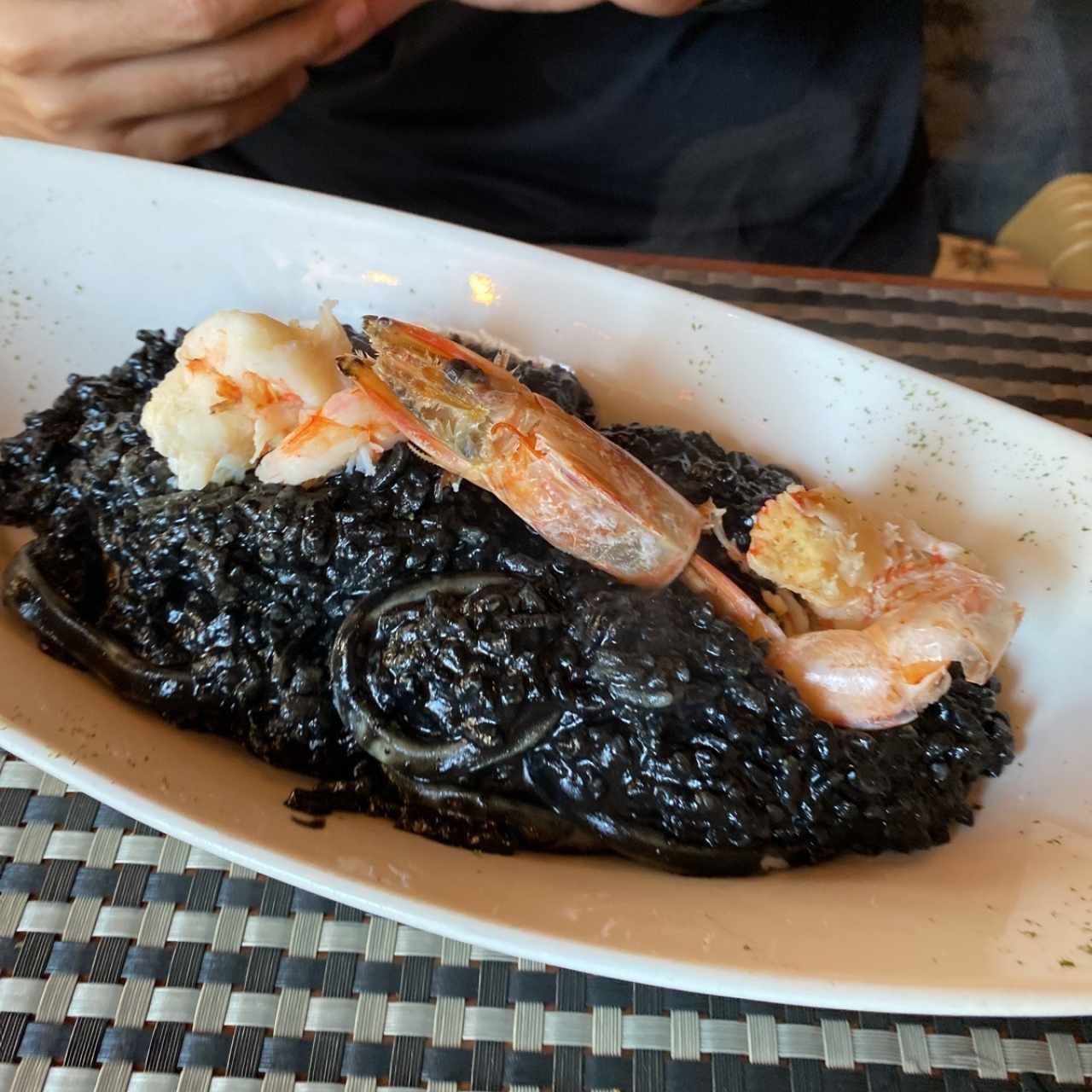 Risoto en tinta de calamar