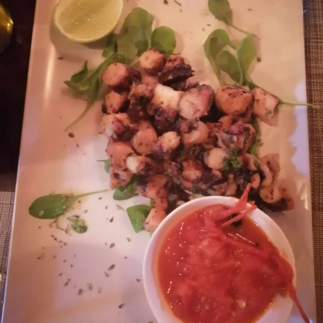 pulpo a la. parrilla