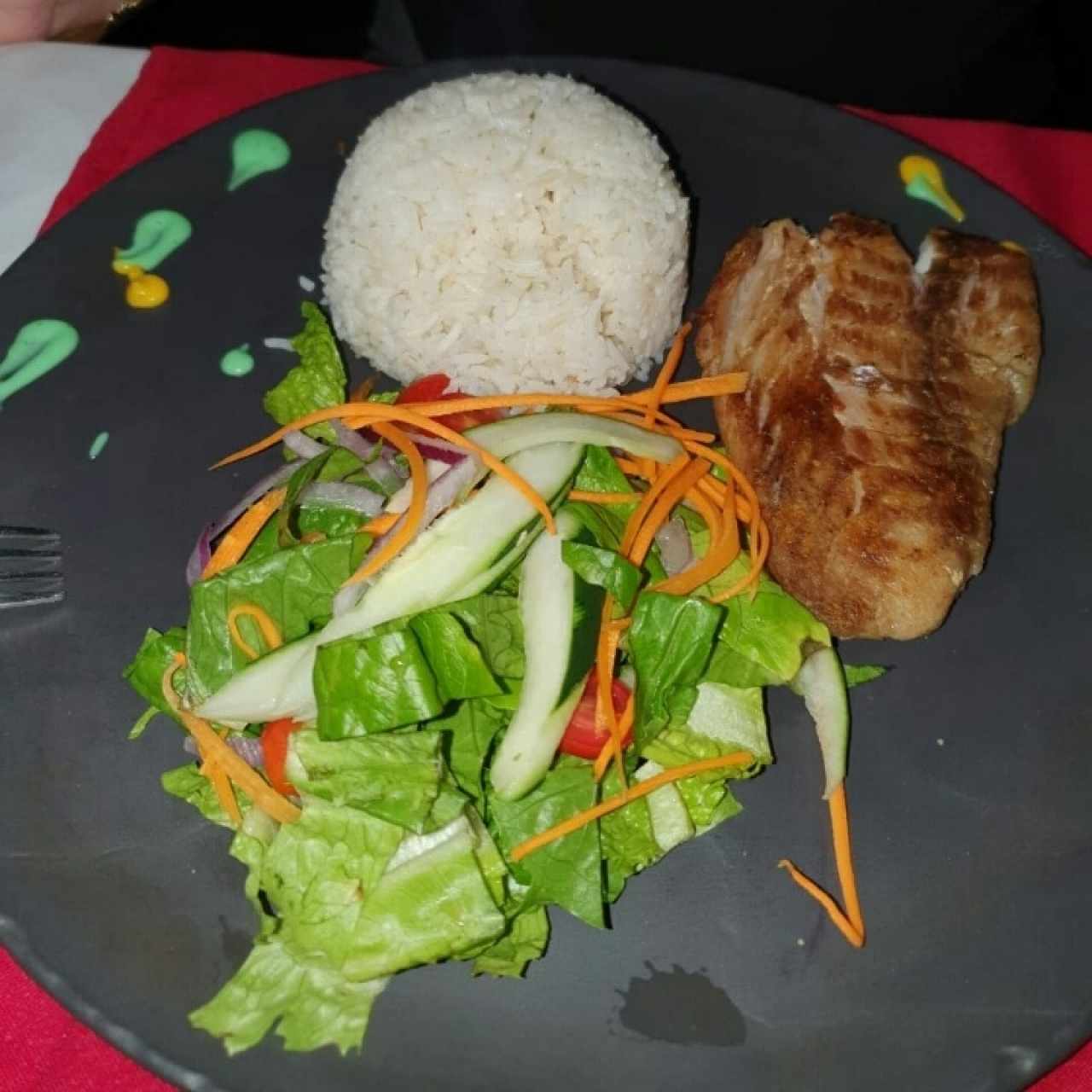 Corvina a la plancha