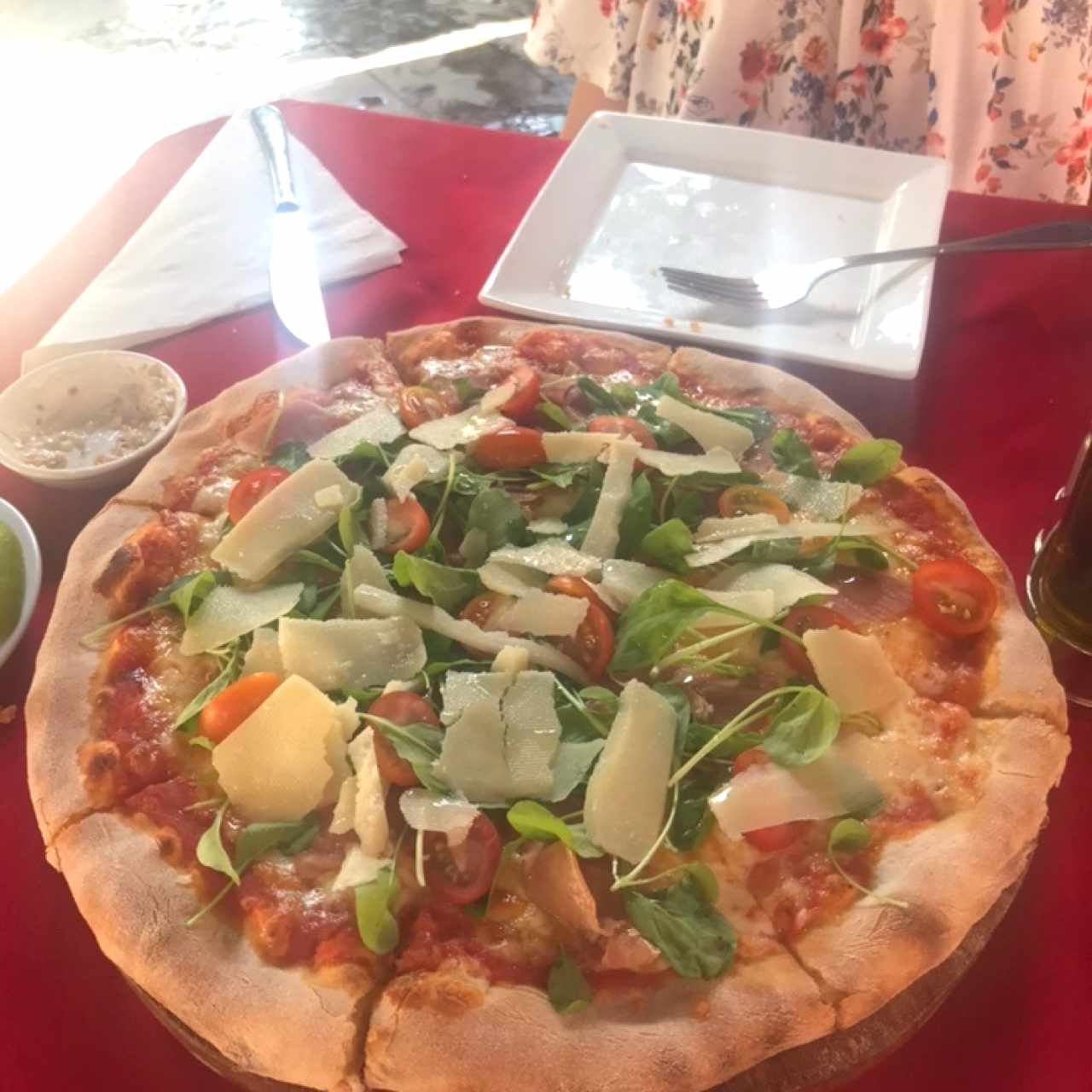 pizza de serrano