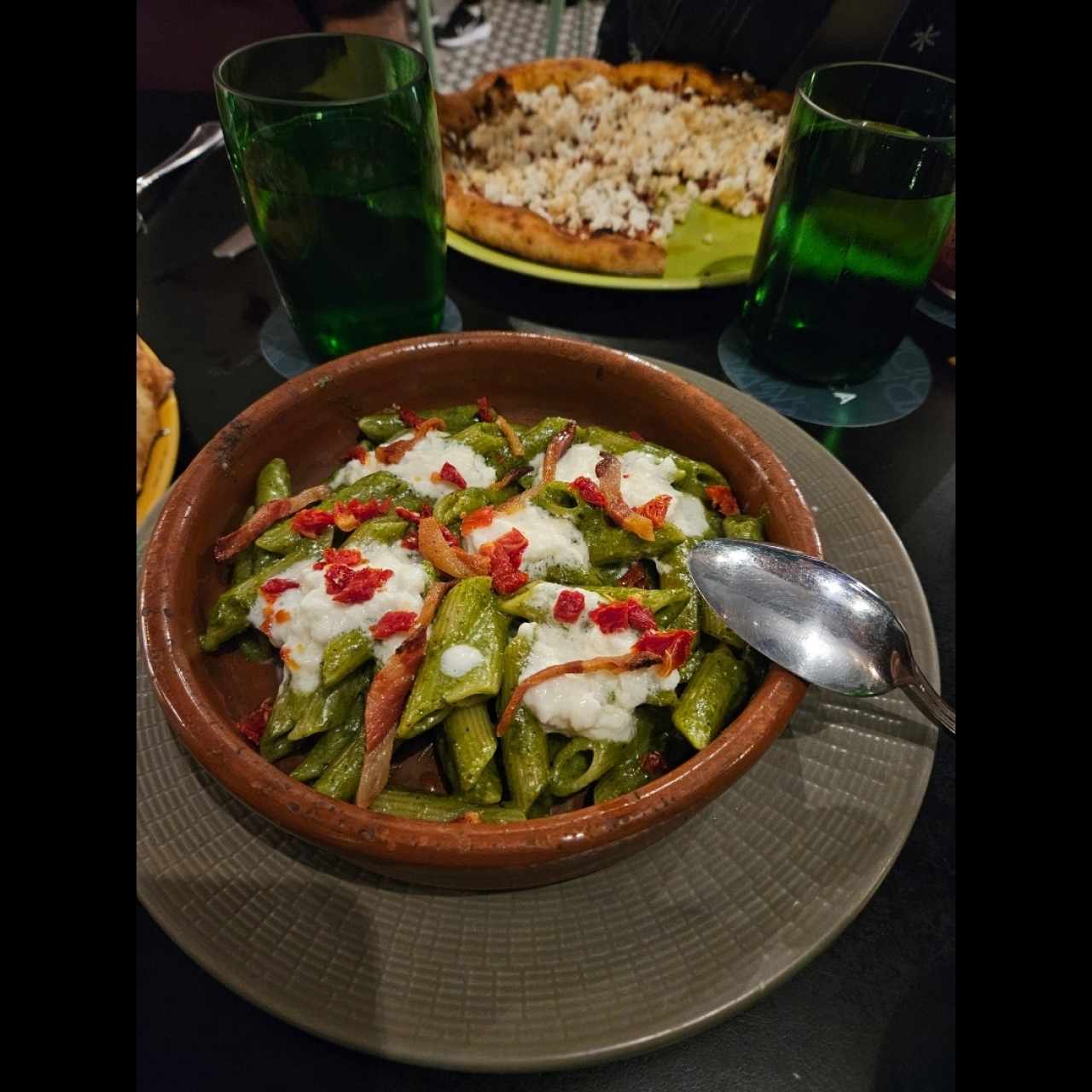 Fusilli al pesto