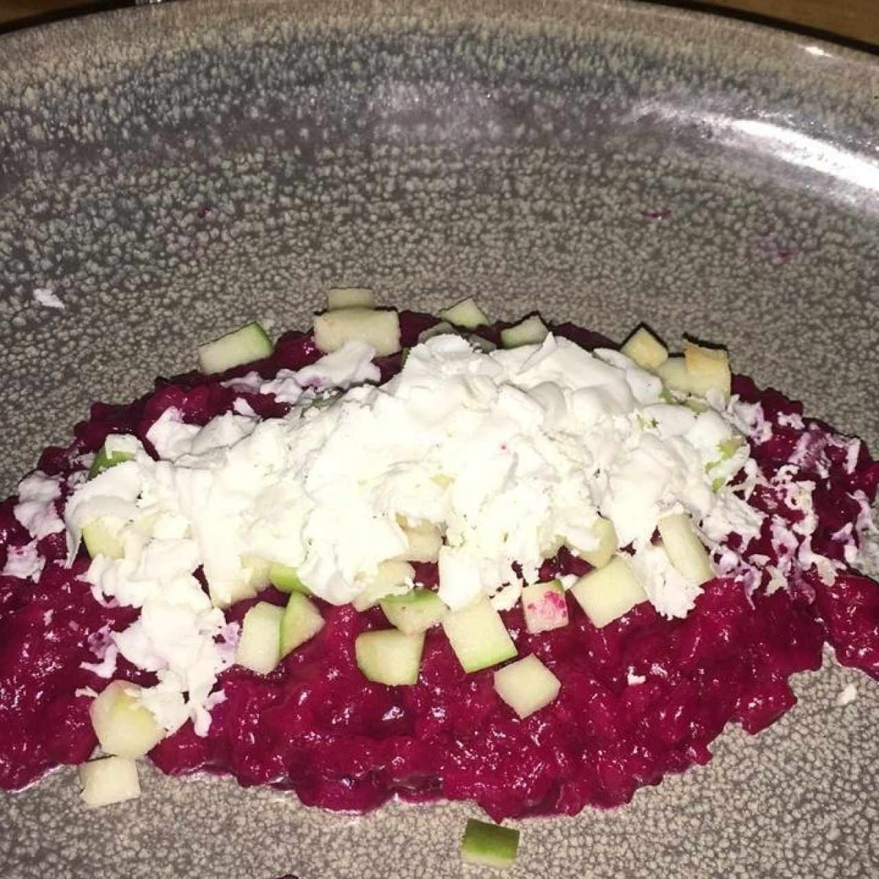 Risoto de remolacha