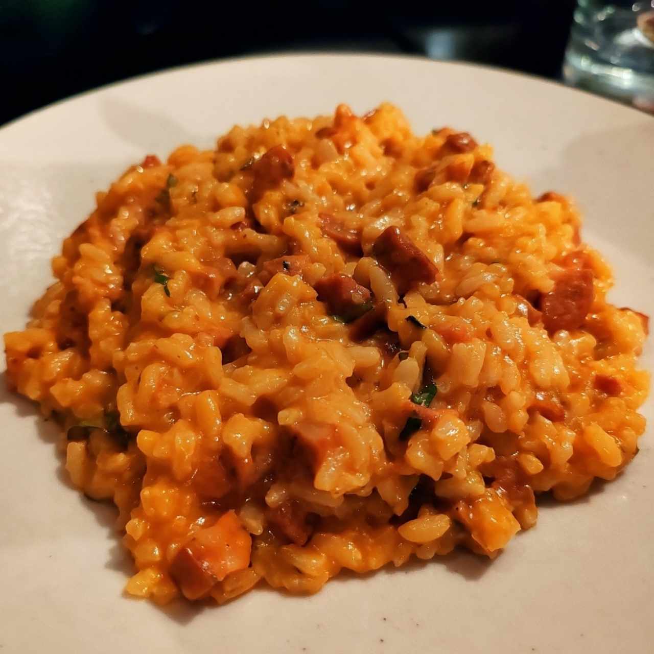 Platos fuertes - Rissoto de Chorizo
