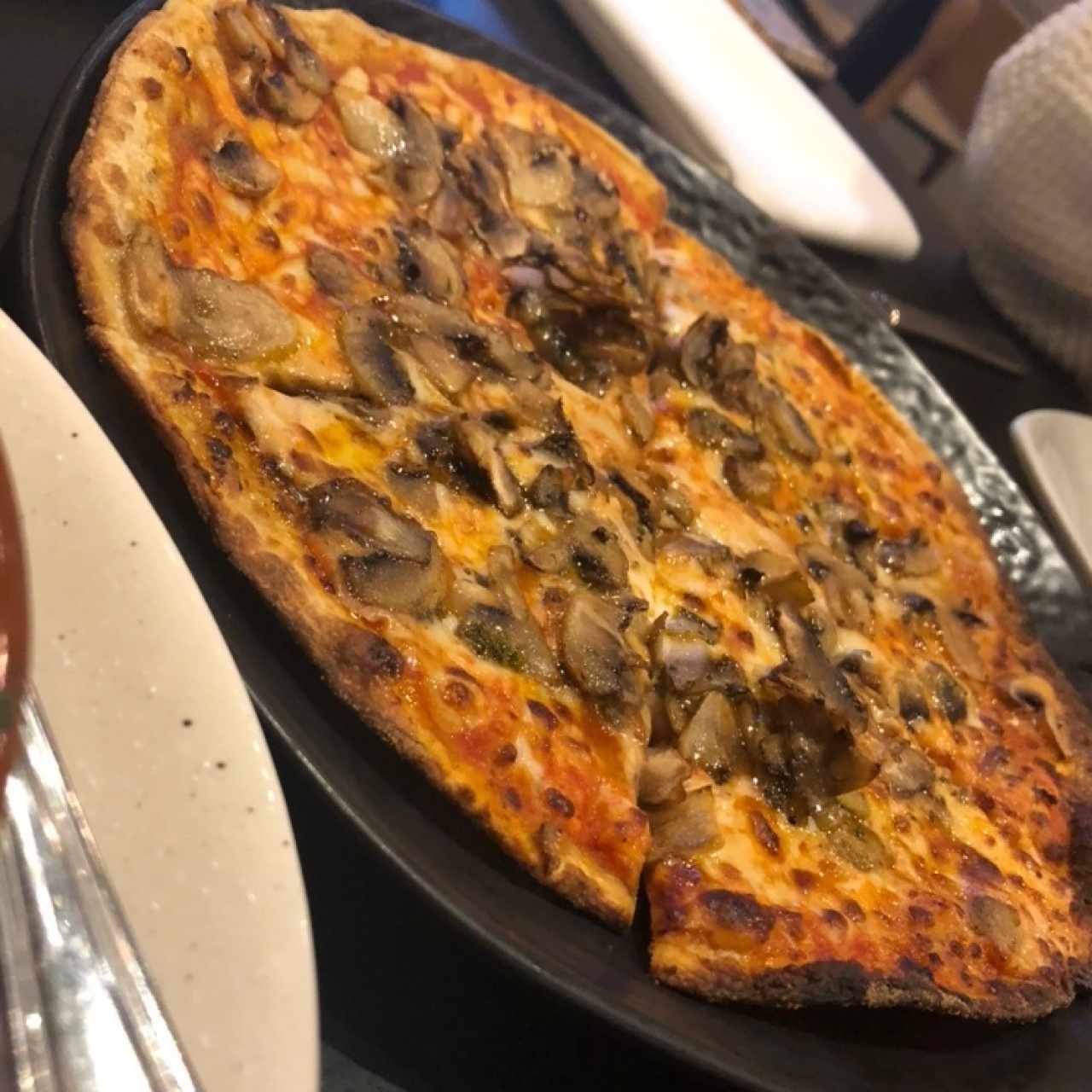 Pizzas - Champiñones al ajillo