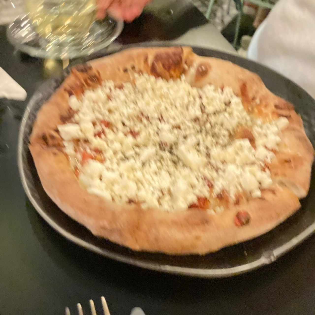 Queso feta y miel