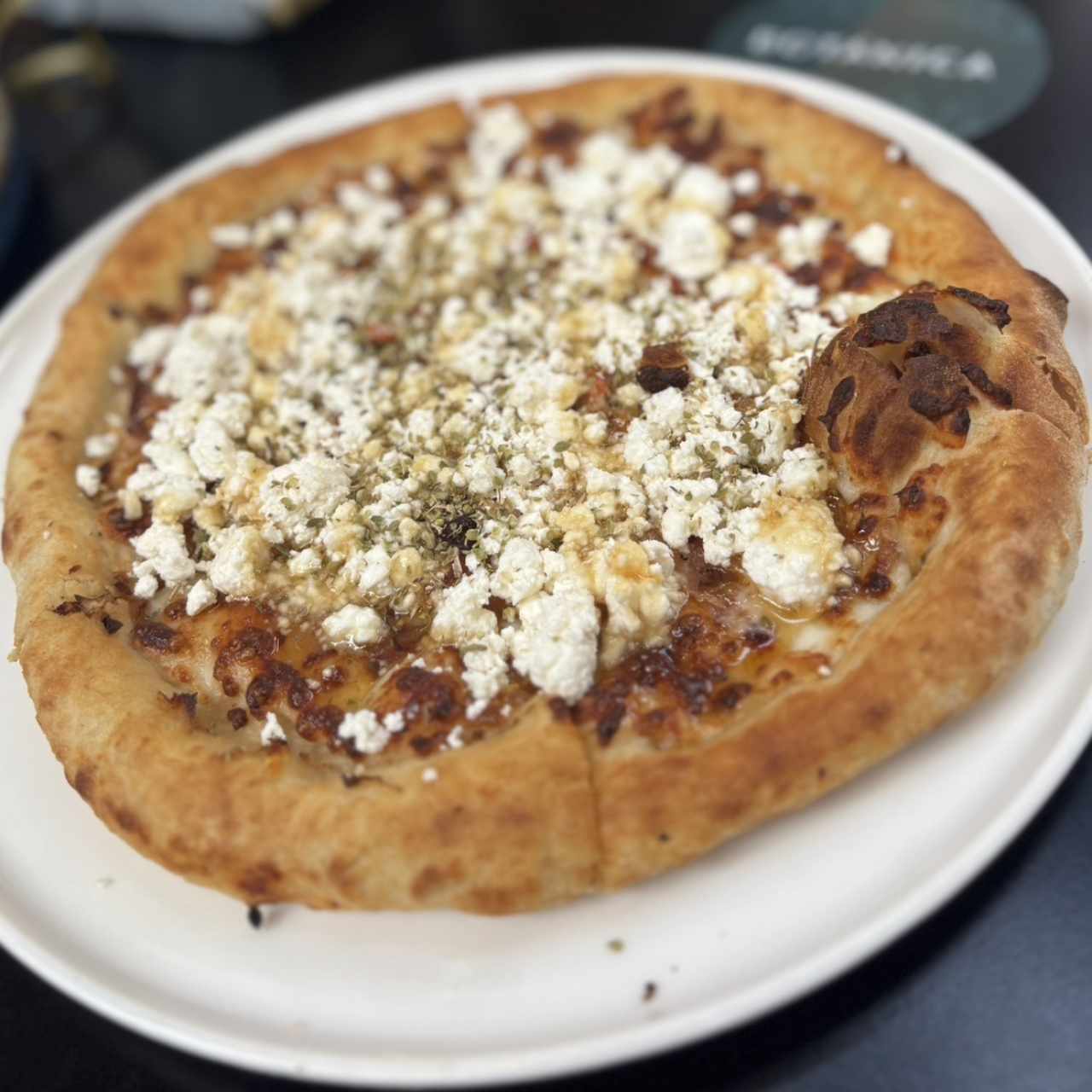 Tomate queso feta y miel