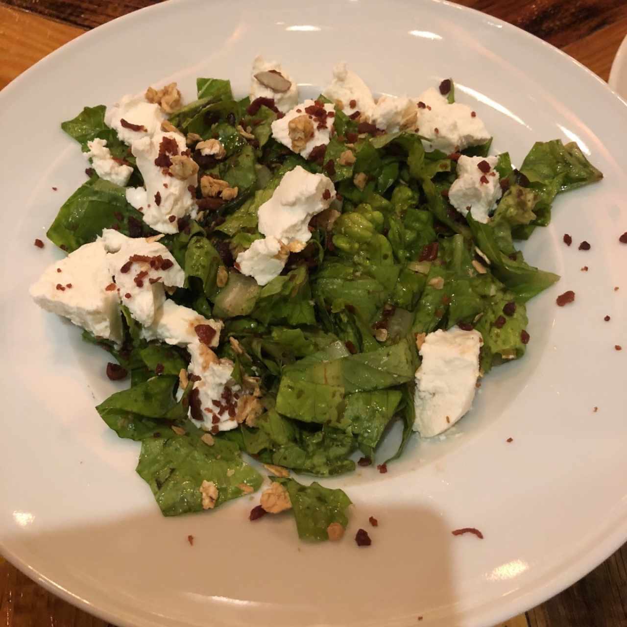 Ensalada con queso de cabra
