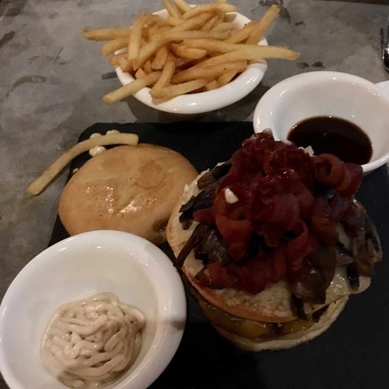 Hamburguesa de Patacón Pulled Pork